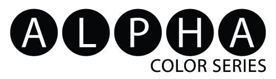 Alpha color series product logo
